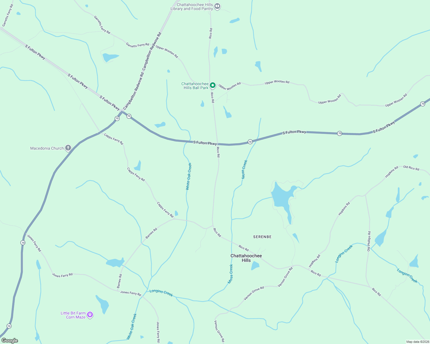 map of restaurants, bars, coffee shops, grocery stores, and more near 7285 Rico Road in Palmetto