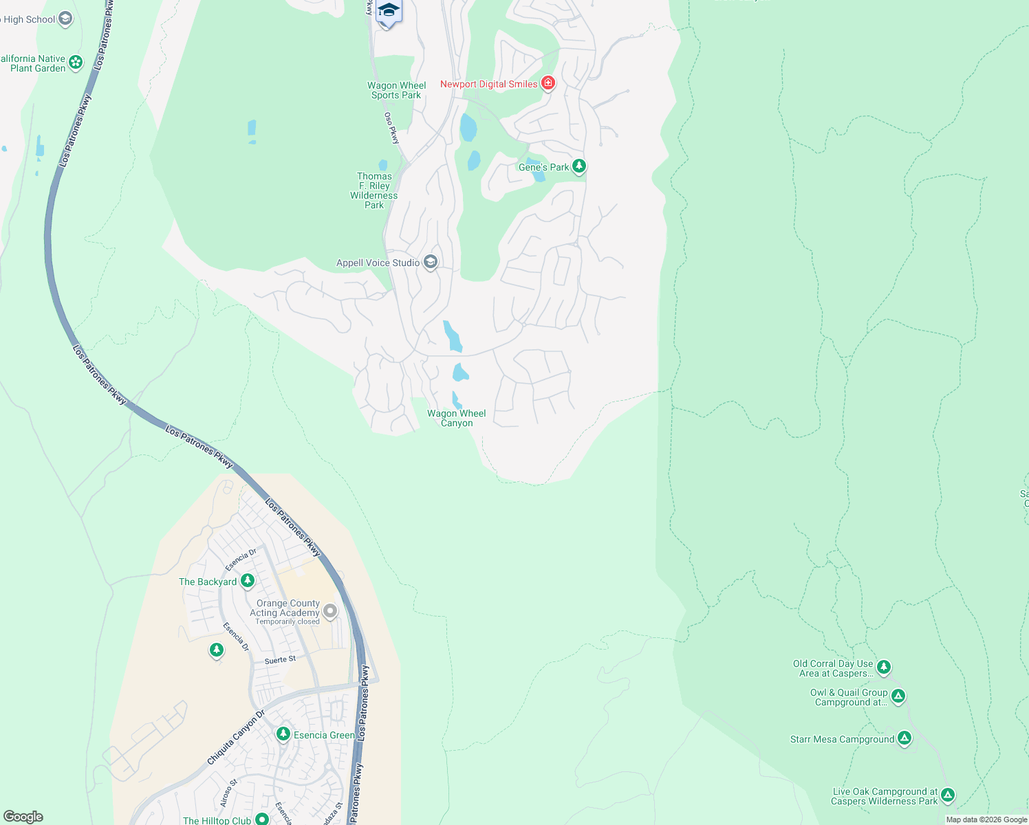 map of restaurants, bars, coffee shops, grocery stores, and more near 14 Marchin Drive in Coto de Caza