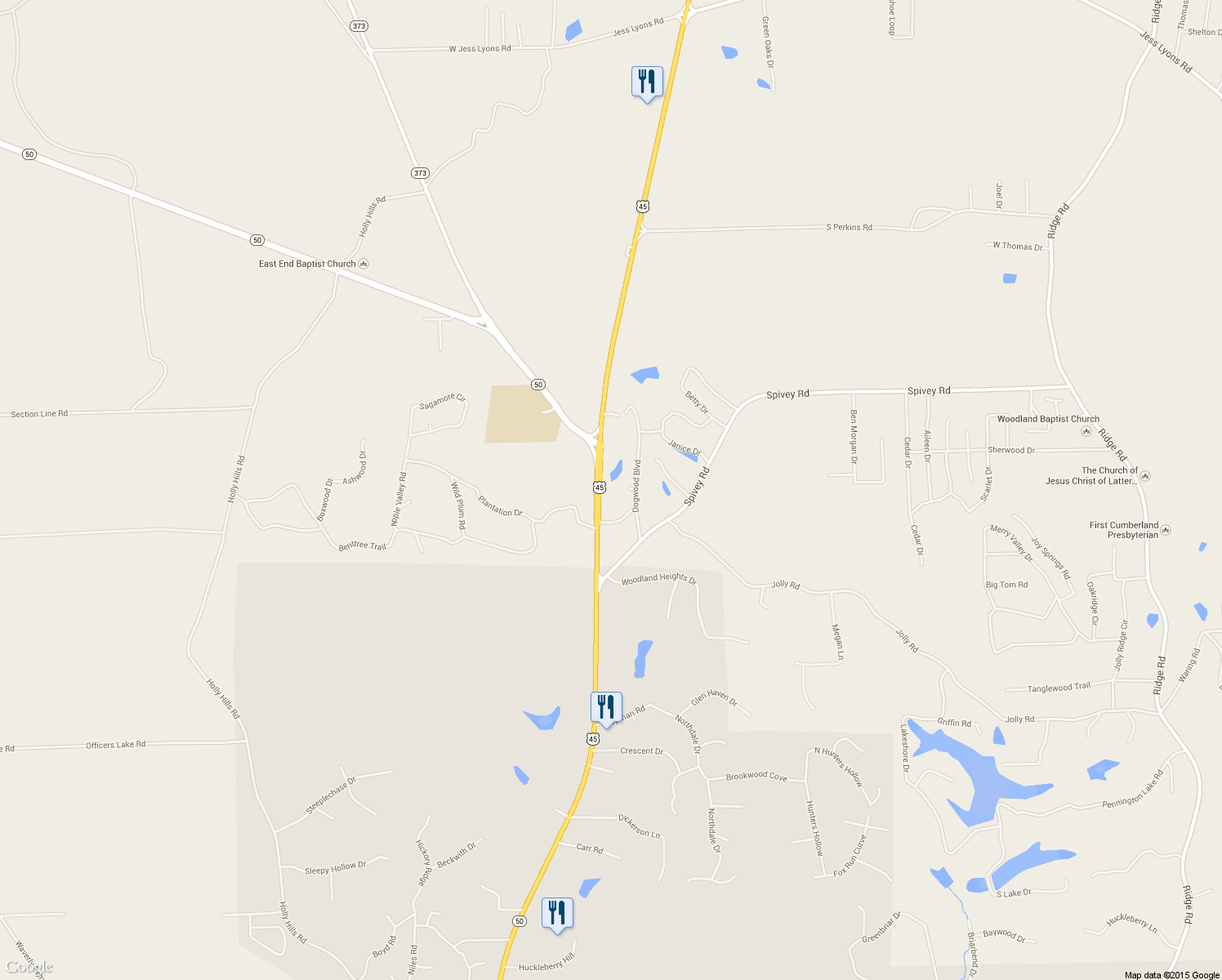 map of restaurants, bars, coffee shops, grocery stores, and more near 81 Azalea Trail in Columbus