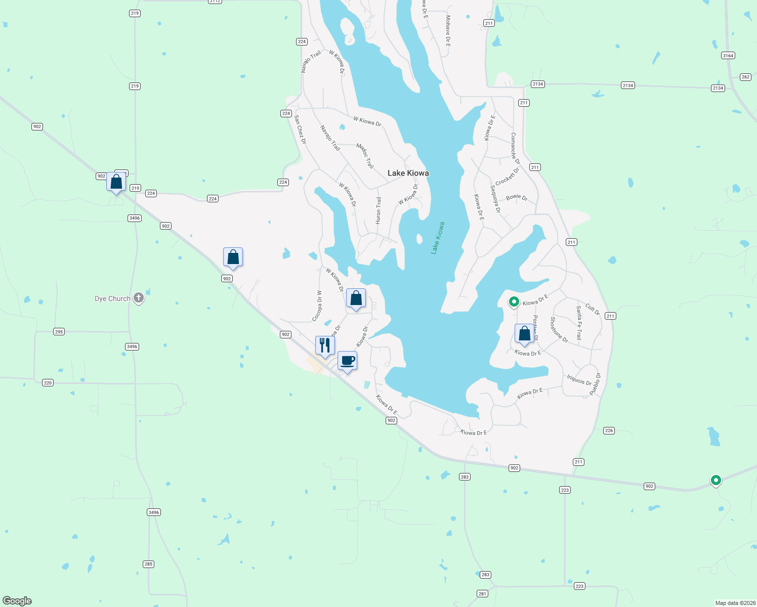map of restaurants, bars, coffee shops, grocery stores, and more near 103 Cheyenne Drive in Gainesville