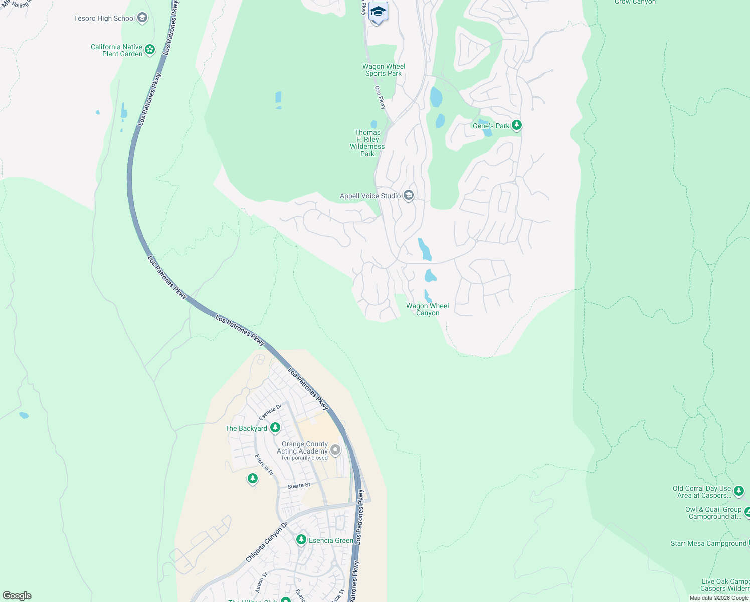 map of restaurants, bars, coffee shops, grocery stores, and more near 21 Bent Oak in Coto de Caza