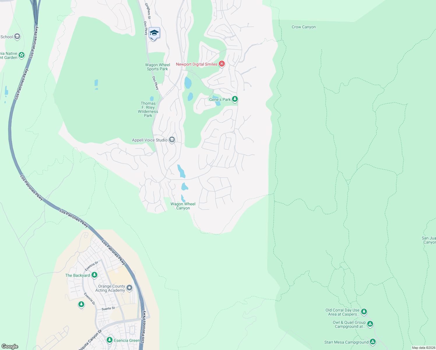 map of restaurants, bars, coffee shops, grocery stores, and more near 21 Corn Flower Street in Coto de Caza
