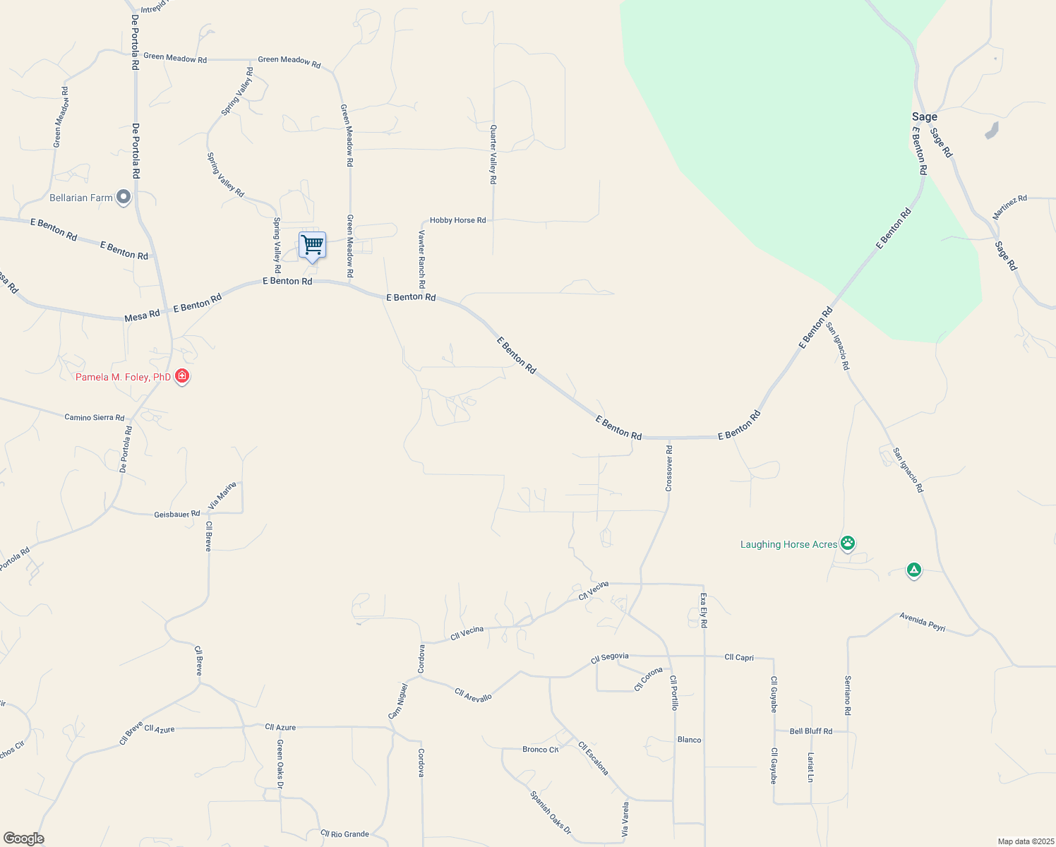 map of restaurants, bars, coffee shops, grocery stores, and more near 40495 East Benton Road in Hemet