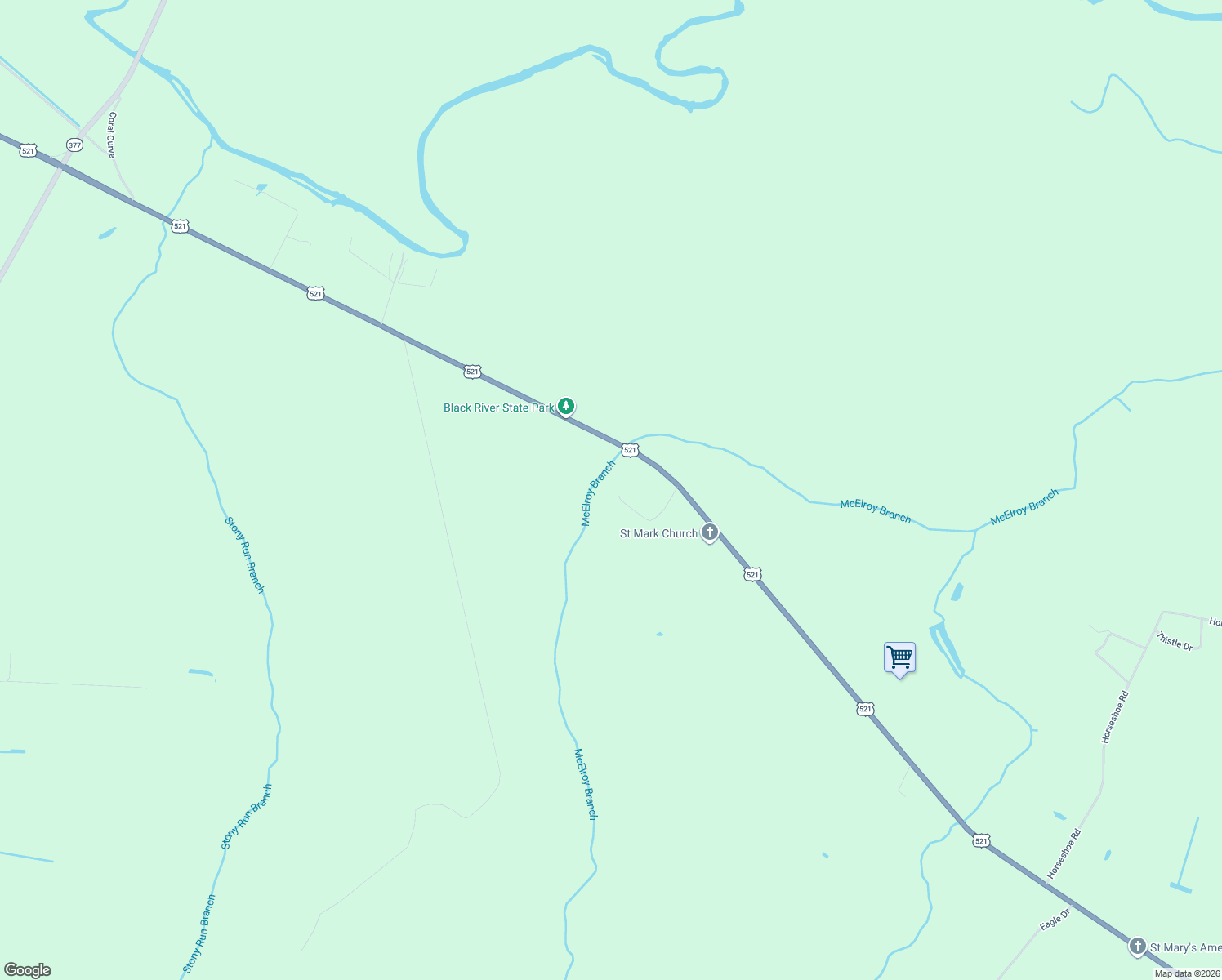 map of restaurants, bars, coffee shops, grocery stores, and more near 107 Nice Avenue in Salters
