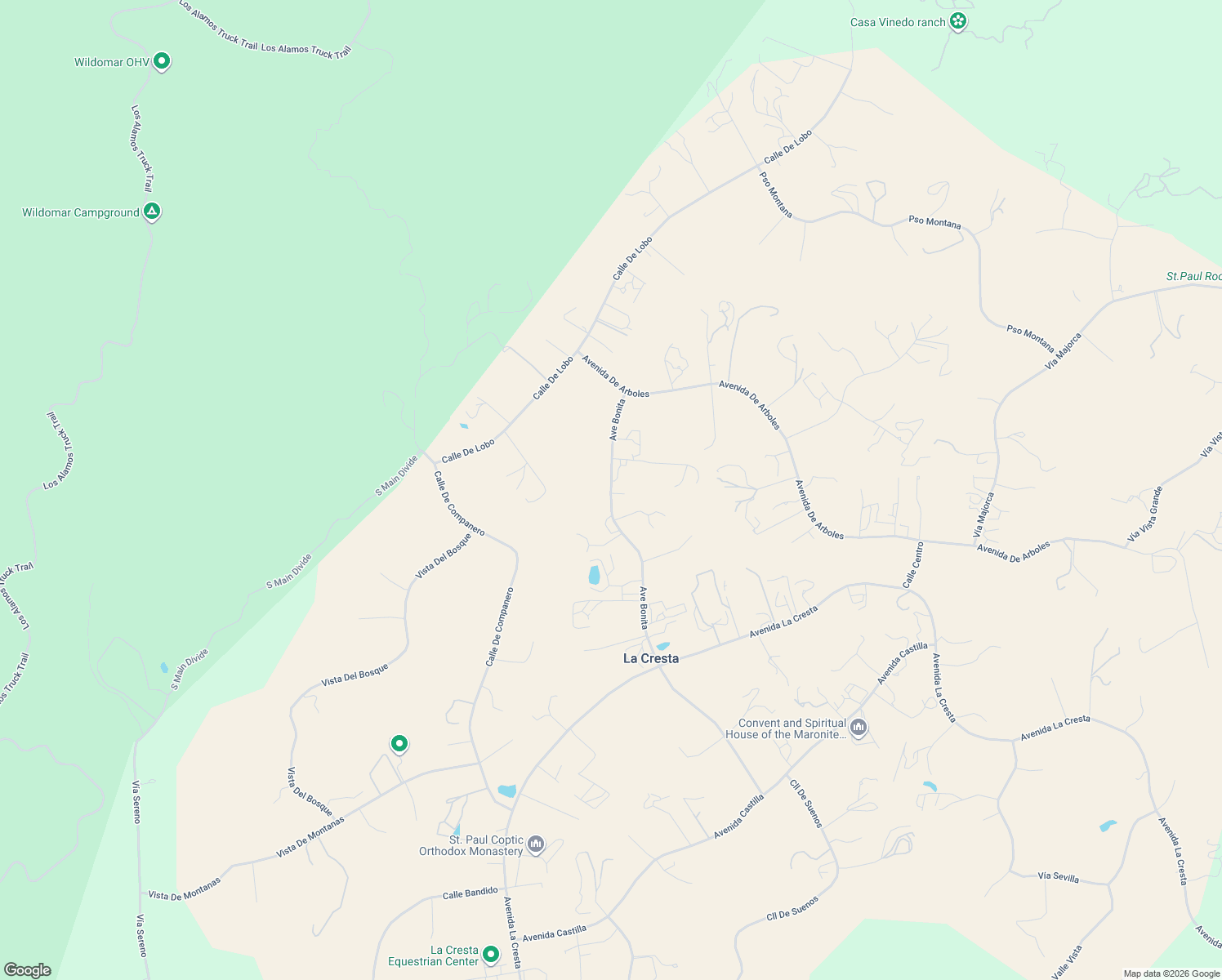 map of restaurants, bars, coffee shops, grocery stores, and more near 39555 Avenue Bonita in Murrieta