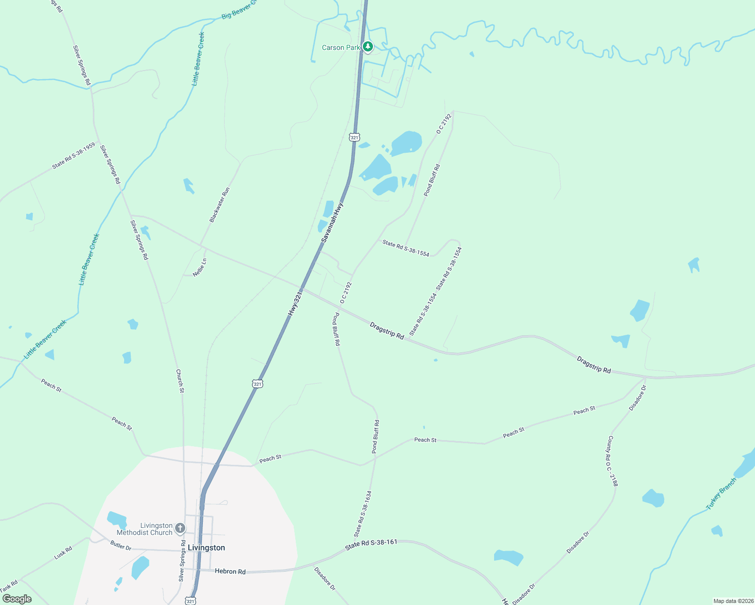 map of restaurants, bars, coffee shops, grocery stores, and more near 2856 Dragstrip Road in North