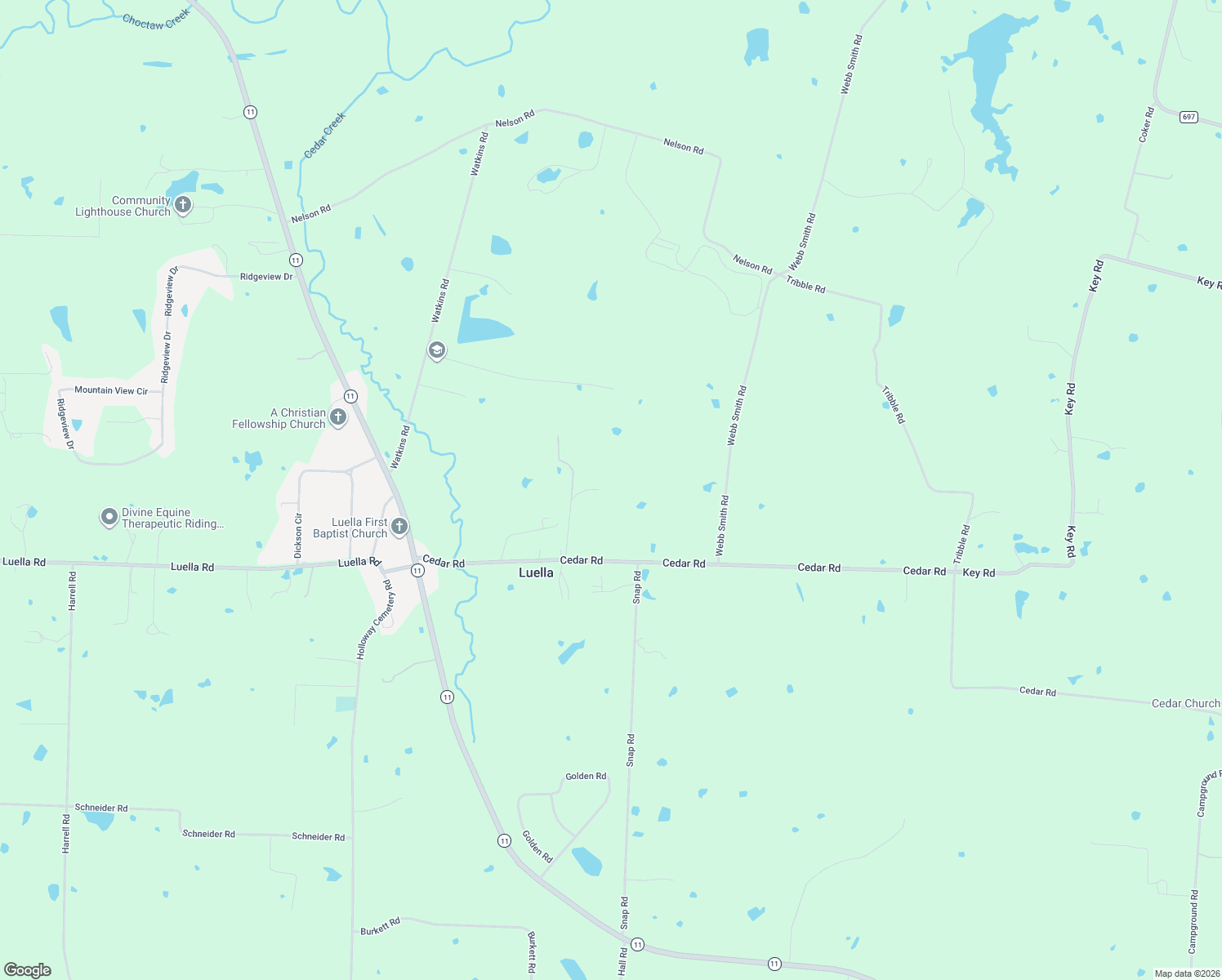 map of restaurants, bars, coffee shops, grocery stores, and more near 637 Cedar Rd in Sherman