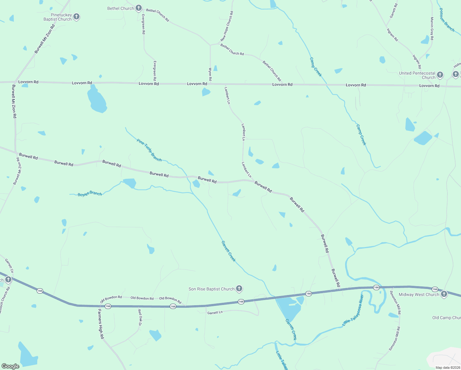 map of restaurants, bars, coffee shops, grocery stores, and more near 726 Burwell Road in Carrollton