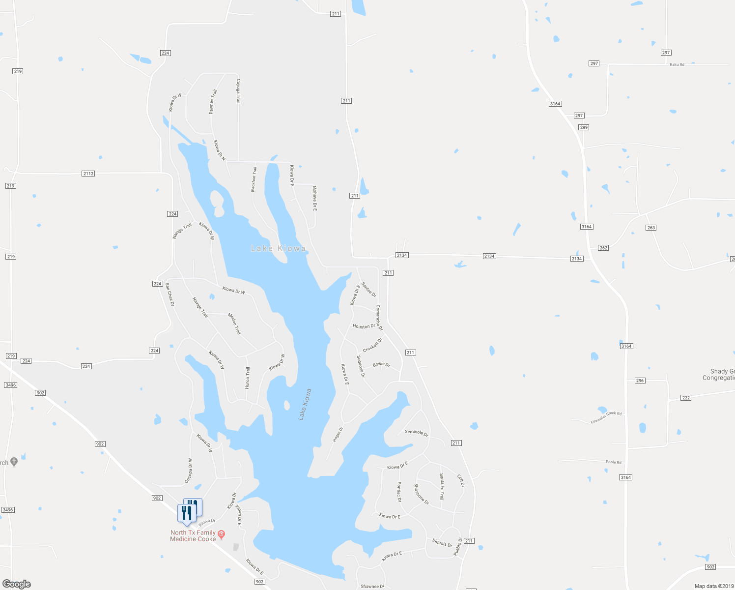 map of restaurants, bars, coffee shops, grocery stores, and more near 106 Santee Drive in Gainesville