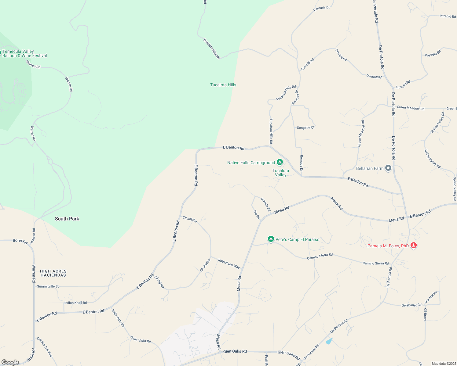map of restaurants, bars, coffee shops, grocery stores, and more near 29363 Grande Road in Temecula