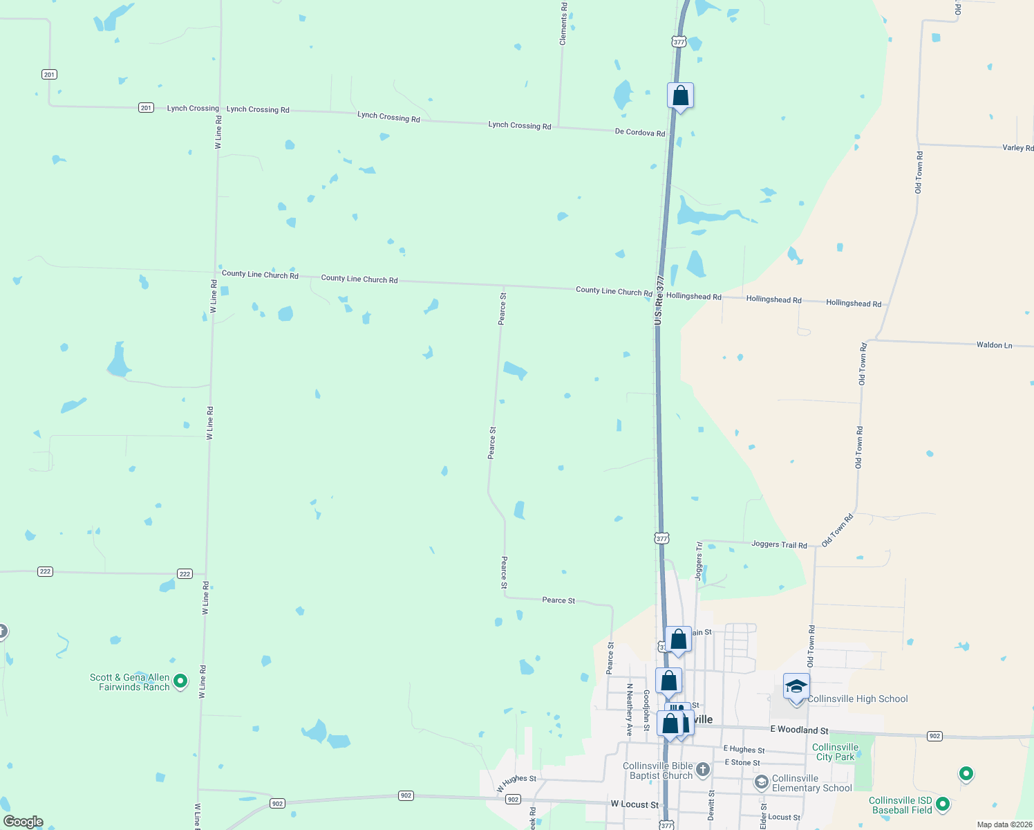 map of restaurants, bars, coffee shops, grocery stores, and more near 1466 Pearce Street in Collinsville