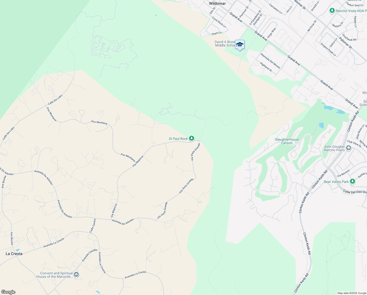 map of restaurants, bars, coffee shops, grocery stores, and more near 37626 Vía Majorca in Murrieta