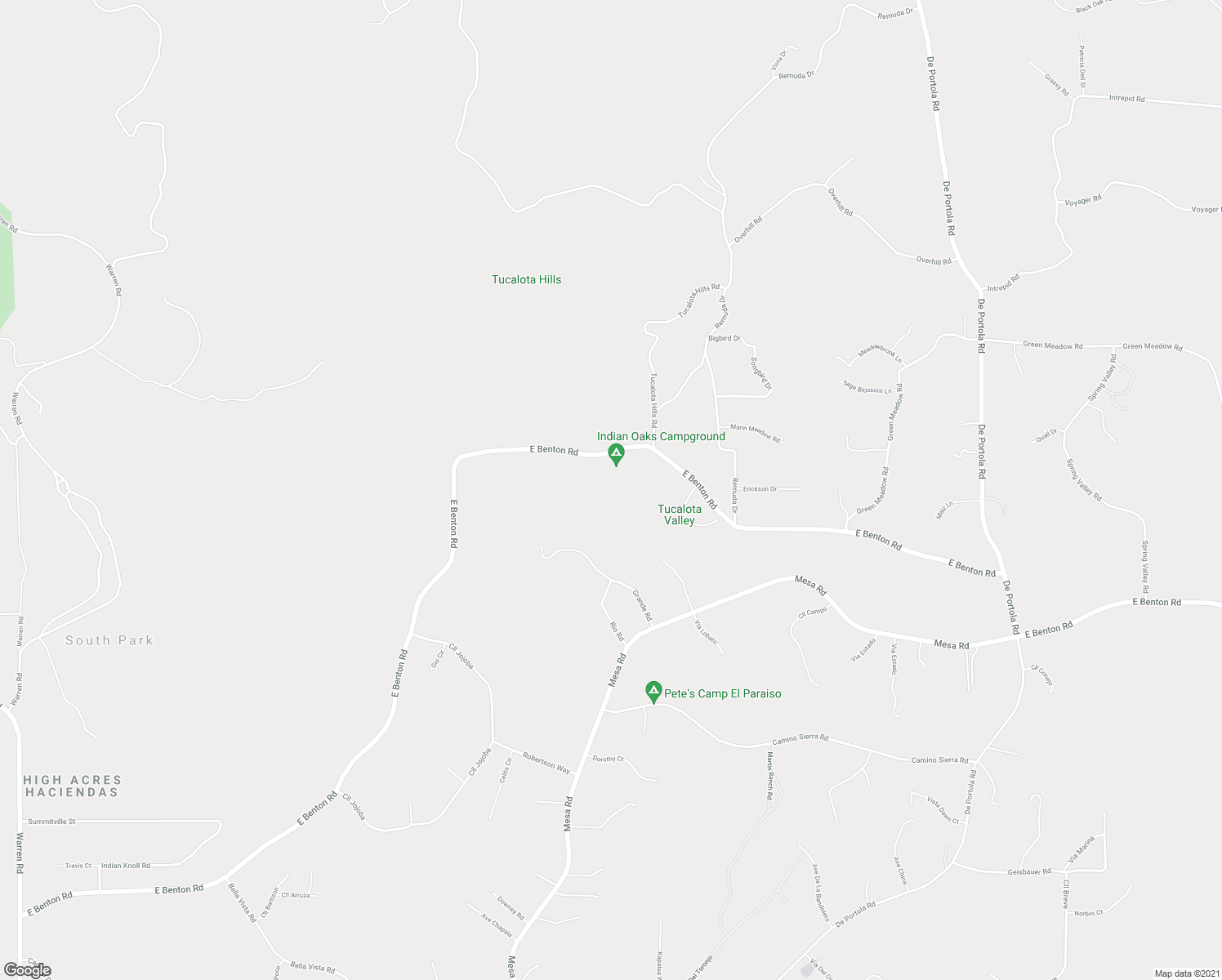 map of restaurants, bars, coffee shops, grocery stores, and more near 37755 East Benton Road in Temecula