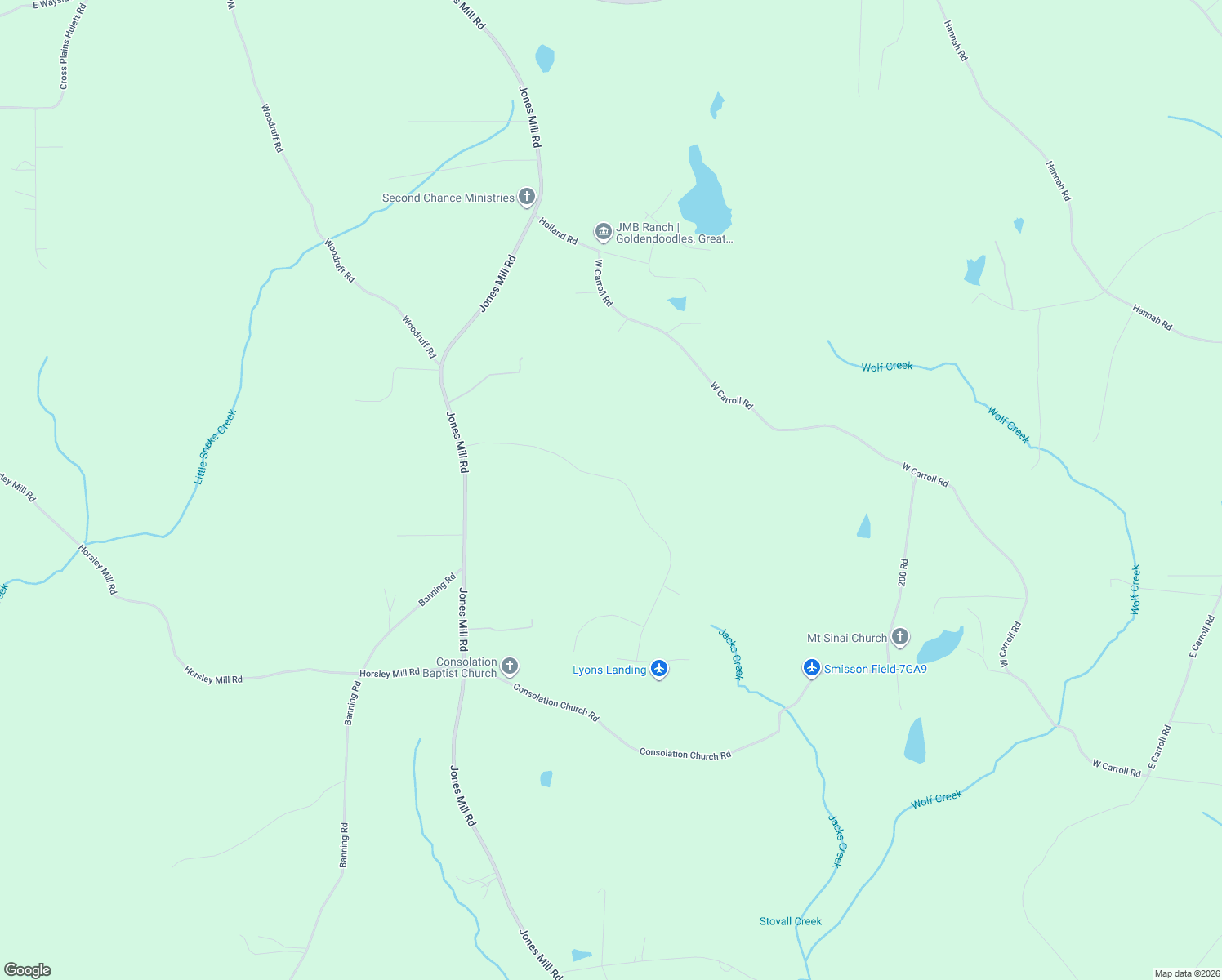 map of restaurants, bars, coffee shops, grocery stores, and more near 165 West Lake Boulevard in Carrollton