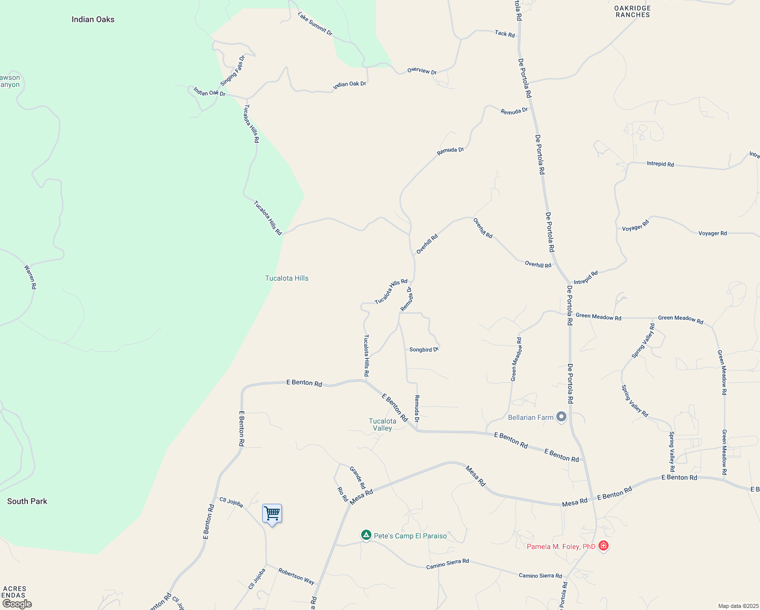 map of restaurants, bars, coffee shops, grocery stores, and more near in Temecula