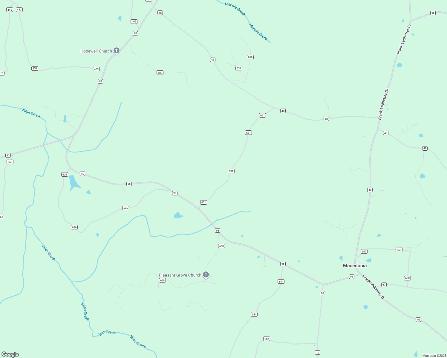 map of restaurants, bars, coffee shops, grocery stores, and more near 301 County Road 631 in Heflin