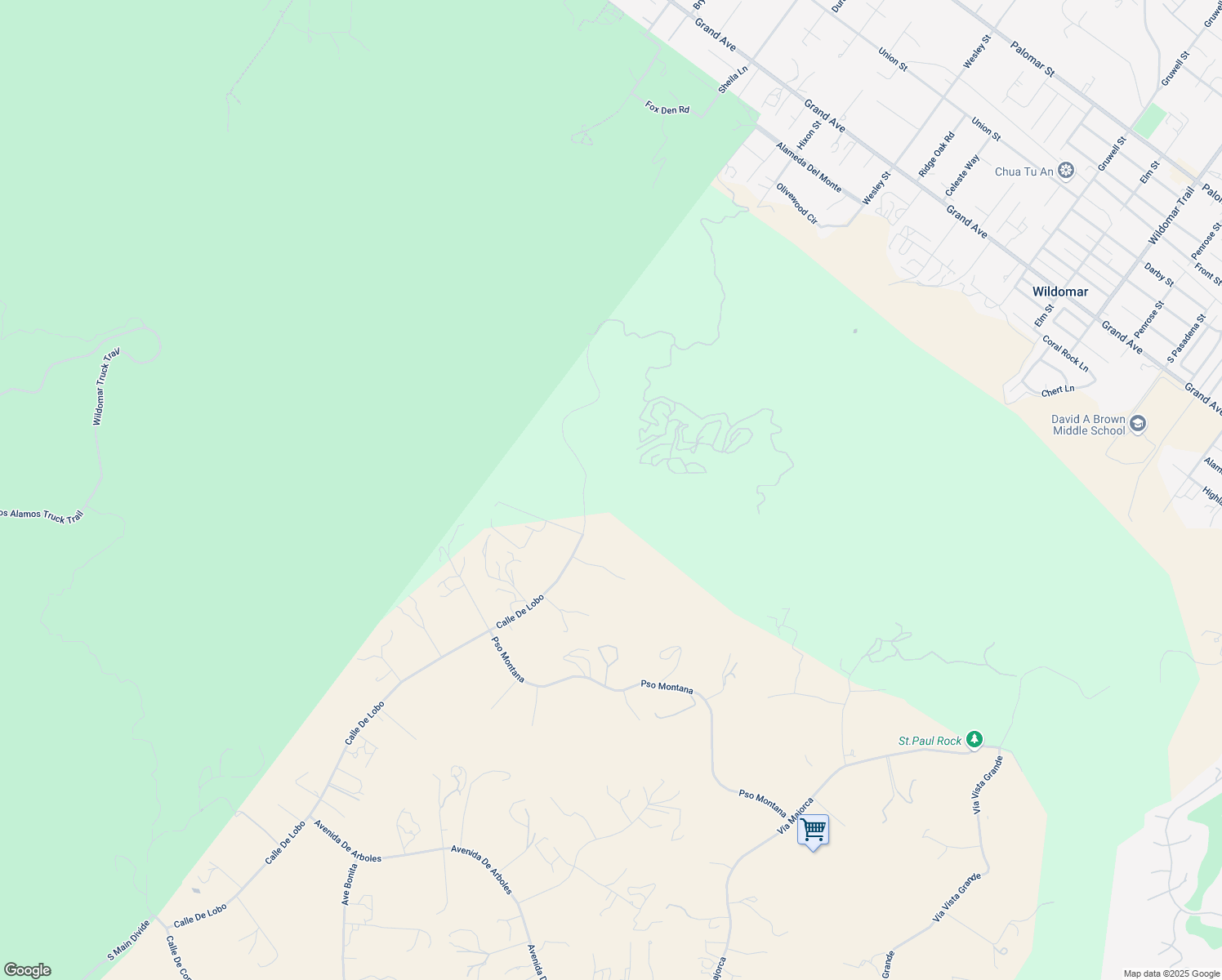 map of restaurants, bars, coffee shops, grocery stores, and more near 36852 Calle De Lobo in Murrieta