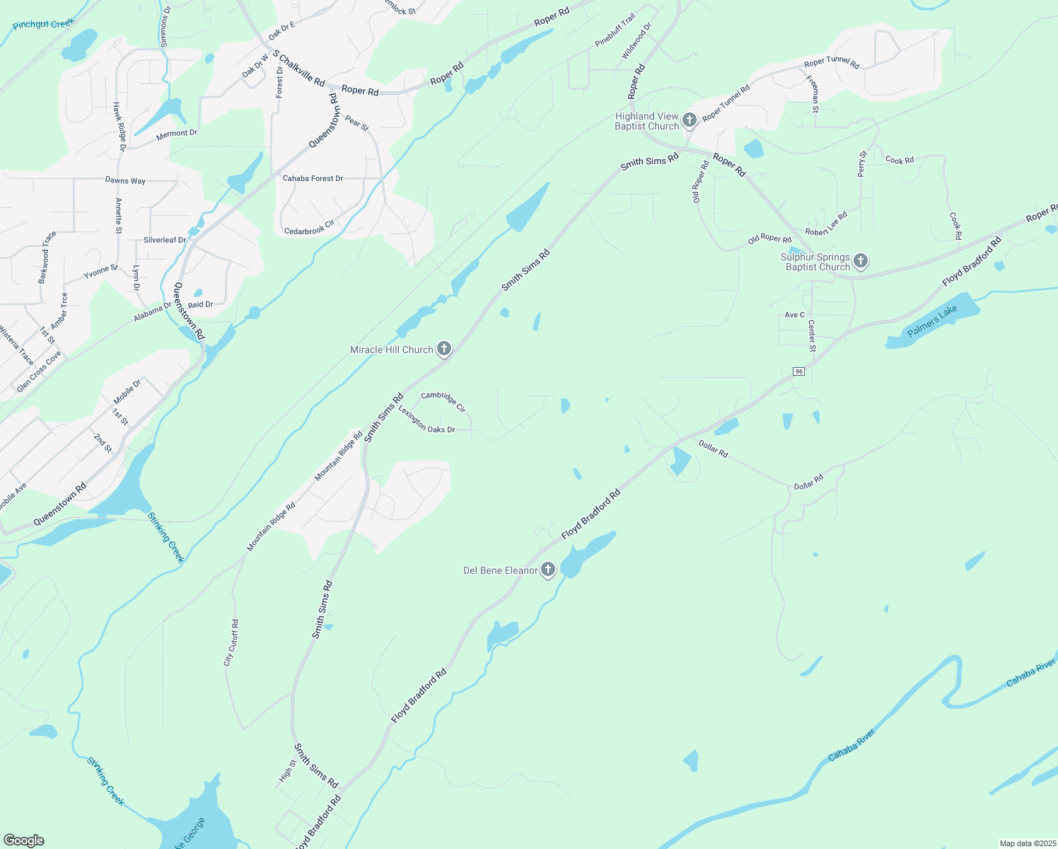 map of restaurants, bars, coffee shops, grocery stores, and more near 6903 Lexington Oaks Drive in Trussville