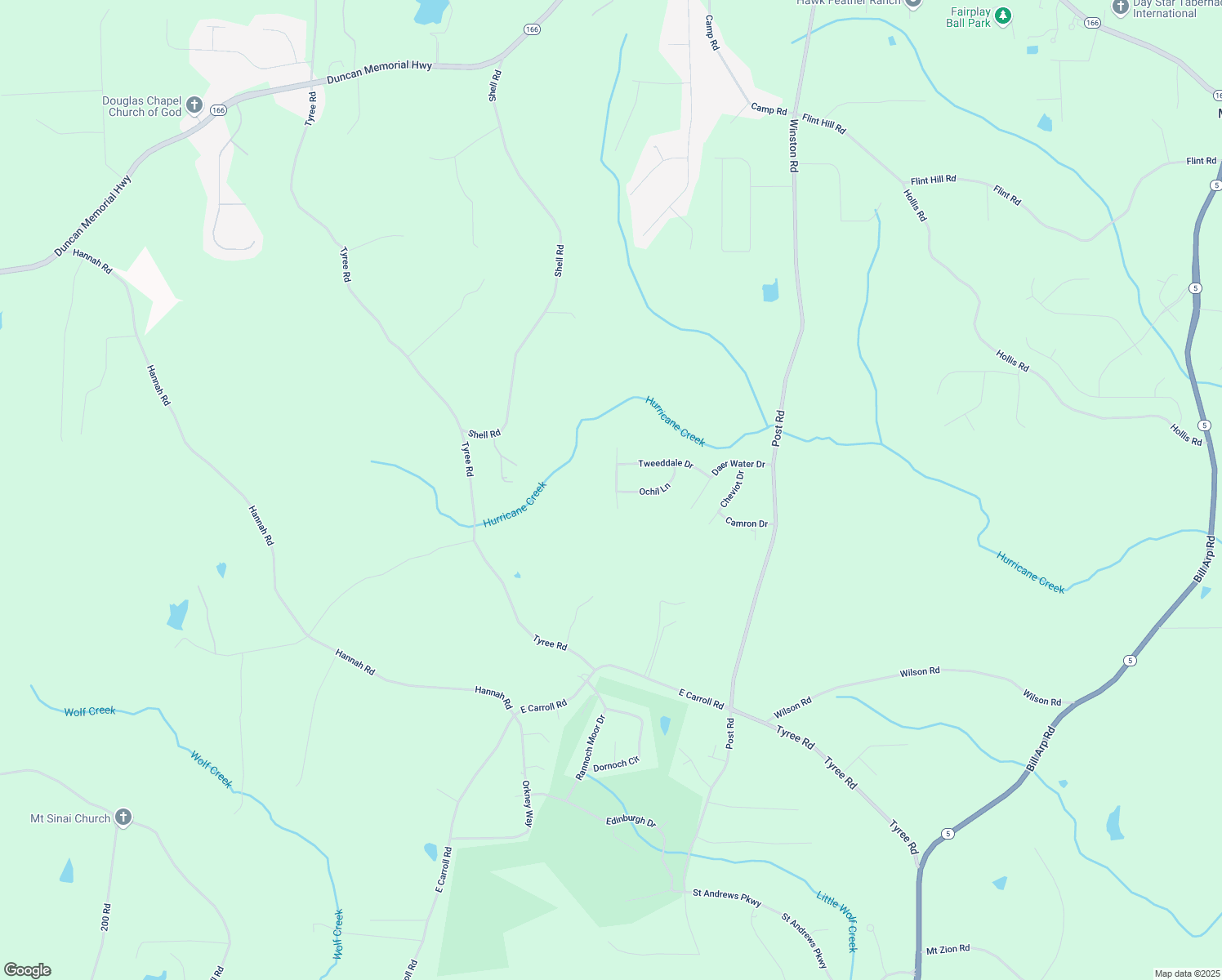 map of restaurants, bars, coffee shops, grocery stores, and more near 7656 Leven Drive in Winston