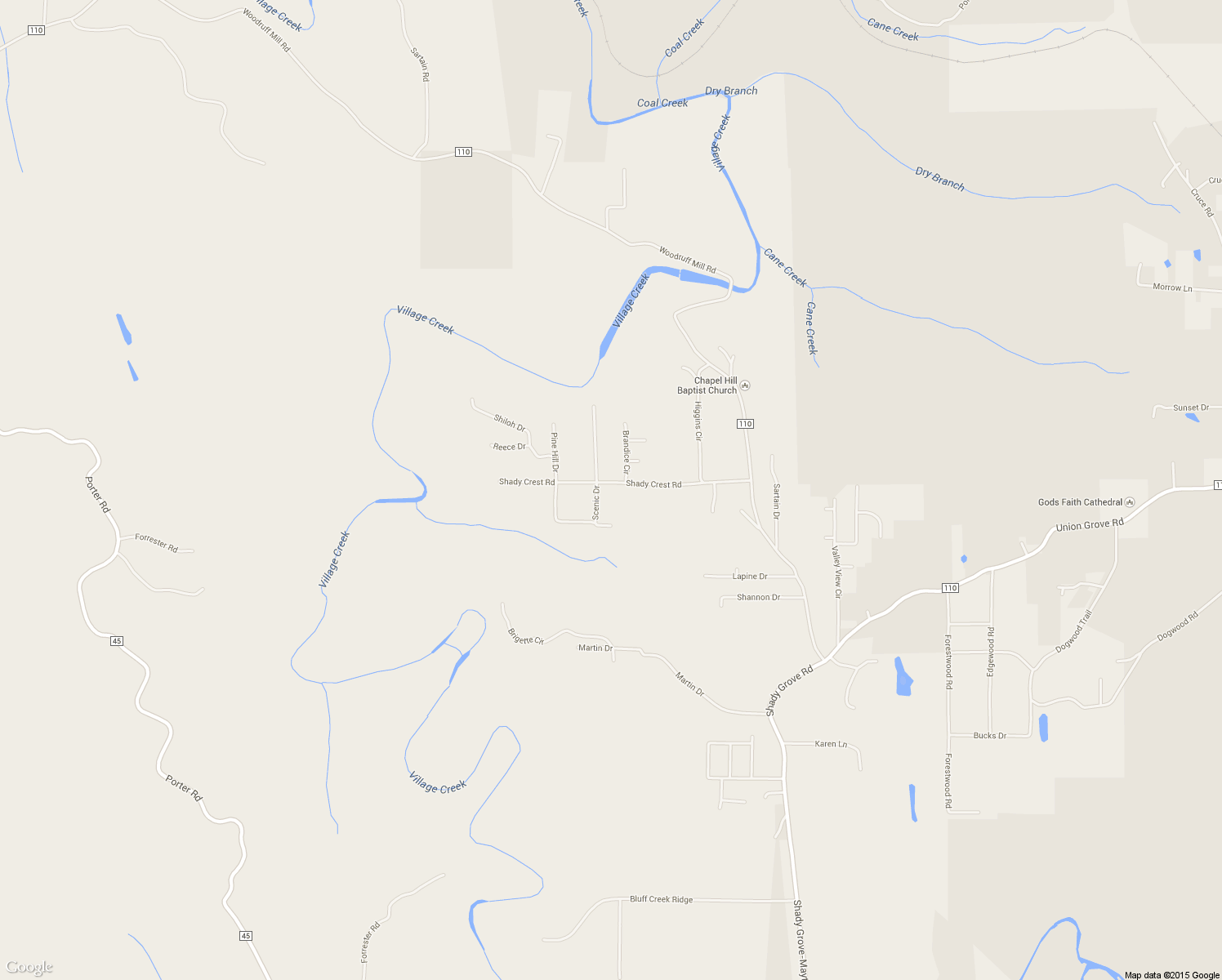 map of restaurants, bars, coffee shops, grocery stores, and more near 5262 Shady Crest Road in Adamsville