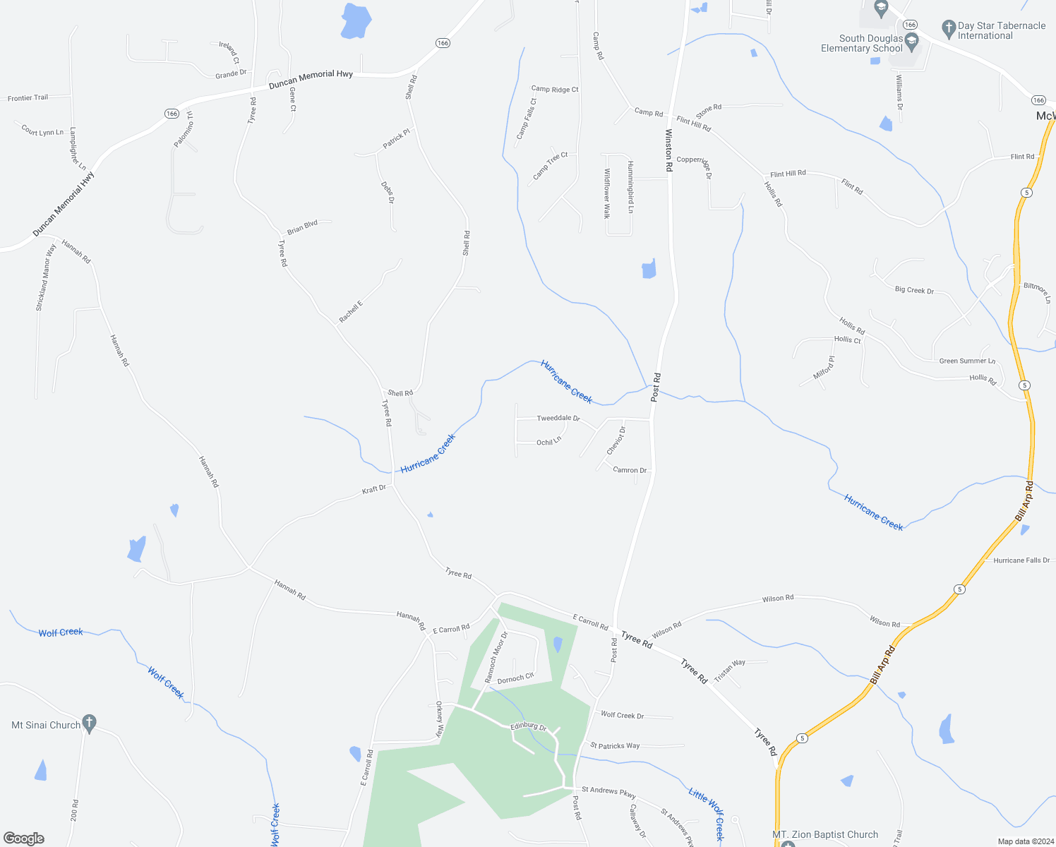 map of restaurants, bars, coffee shops, grocery stores, and more near 8977 Tweeddale Drive in Winston