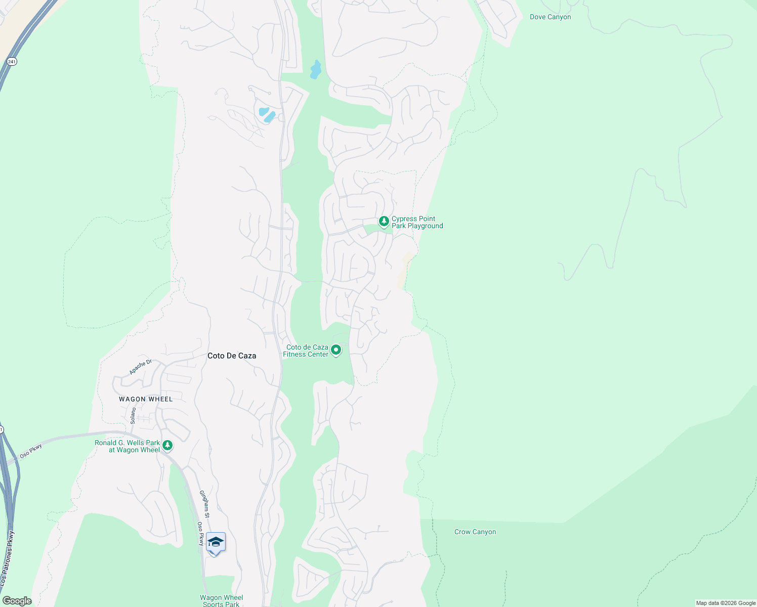 map of restaurants, bars, coffee shops, grocery stores, and more near 8 Olympic Way in Coto de Caza