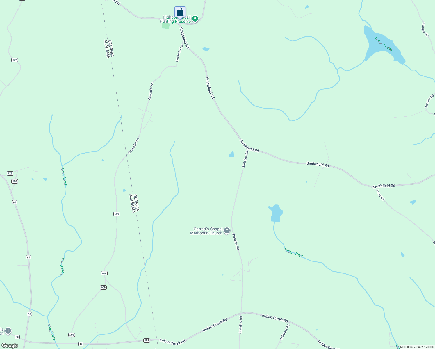 map of restaurants, bars, coffee shops, grocery stores, and more near 5026 Stateline Road in Bowdon
