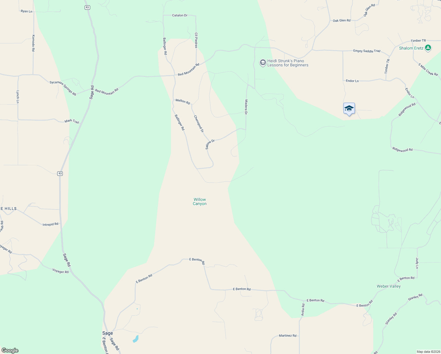 map of restaurants, bars, coffee shops, grocery stores, and more near 42616 Willow-Canyon in Hemet