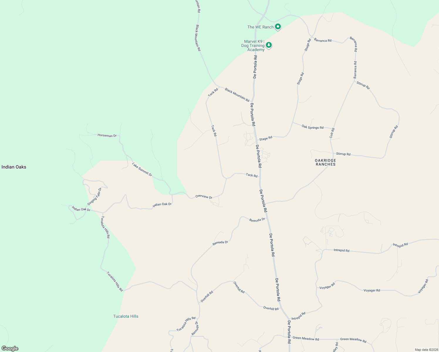 map of restaurants, bars, coffee shops, grocery stores, and more near 35477 Tack Road in Temecula