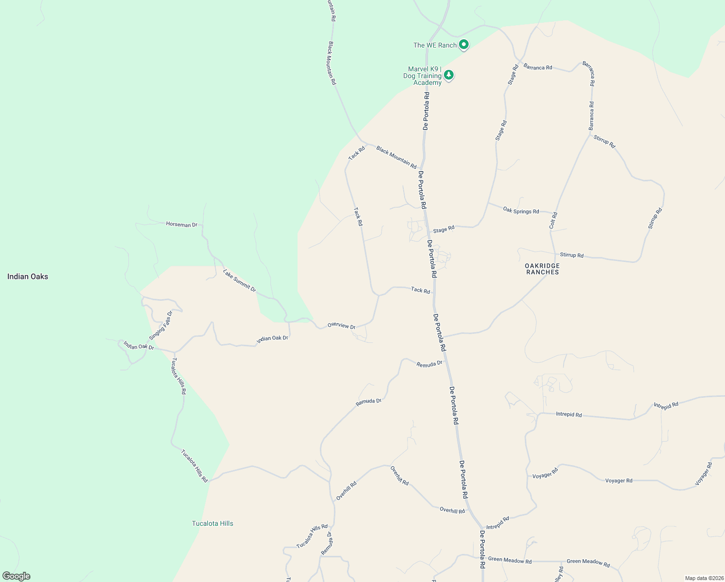 map of restaurants, bars, coffee shops, grocery stores, and more near 35477 Tack Road in Temecula