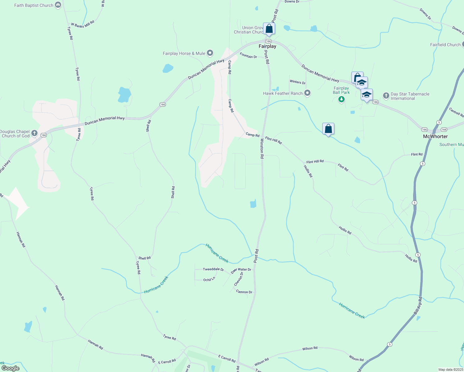 map of restaurants, bars, coffee shops, grocery stores, and more near 7257 Wildflower Walk in Winston