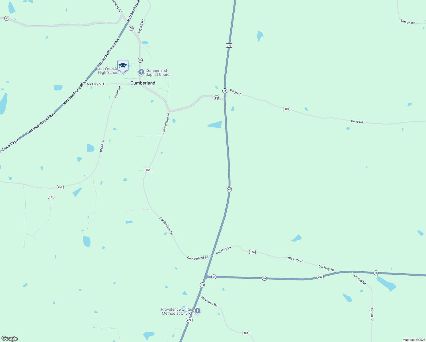 map of restaurants, bars, coffee shops, grocery stores, and more near 6053 Mississippi 15 in Maben