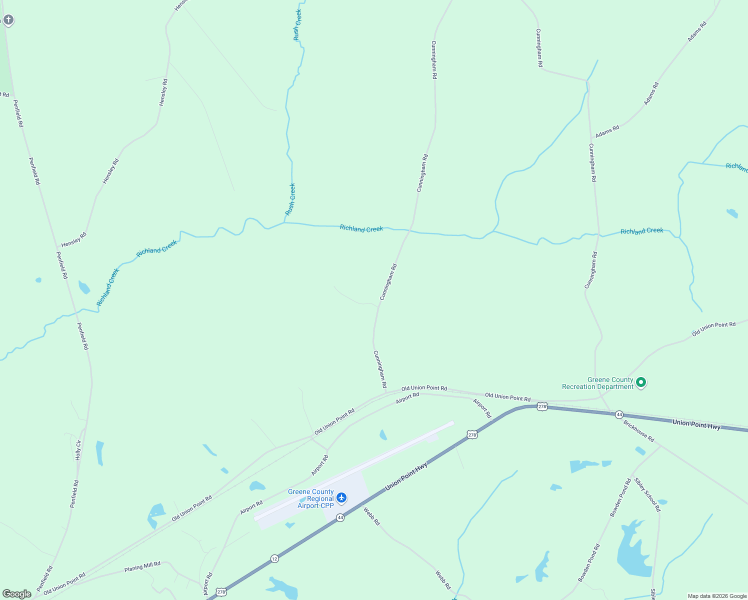 map of restaurants, bars, coffee shops, grocery stores, and more near 1137 Cunningham Road in Greensboro