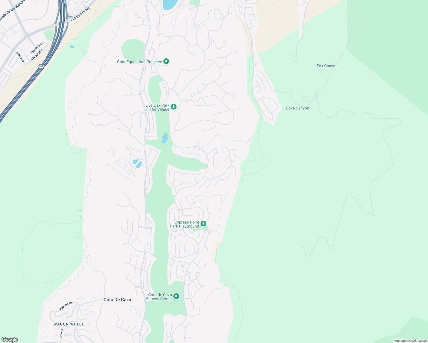 map of restaurants, bars, coffee shops, grocery stores, and more near 31 Summerside in Coto de Caza