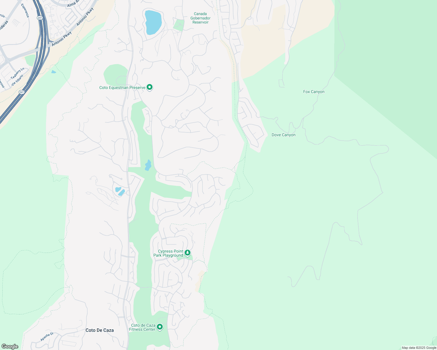 map of restaurants, bars, coffee shops, grocery stores, and more near 7 Hedgeland in Coto de Caza