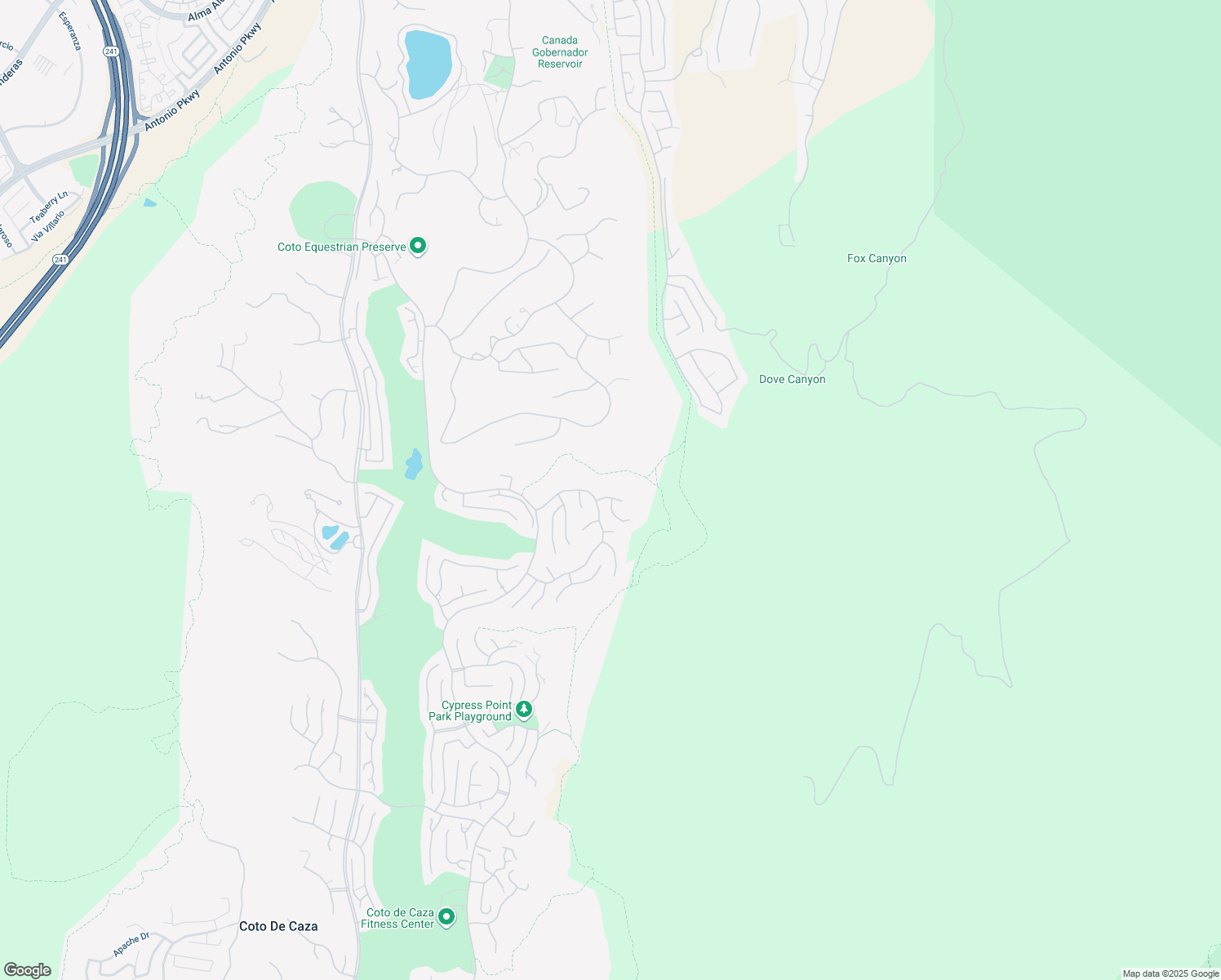 map of restaurants, bars, coffee shops, grocery stores, and more near 7 Hedgeland in Coto de Caza