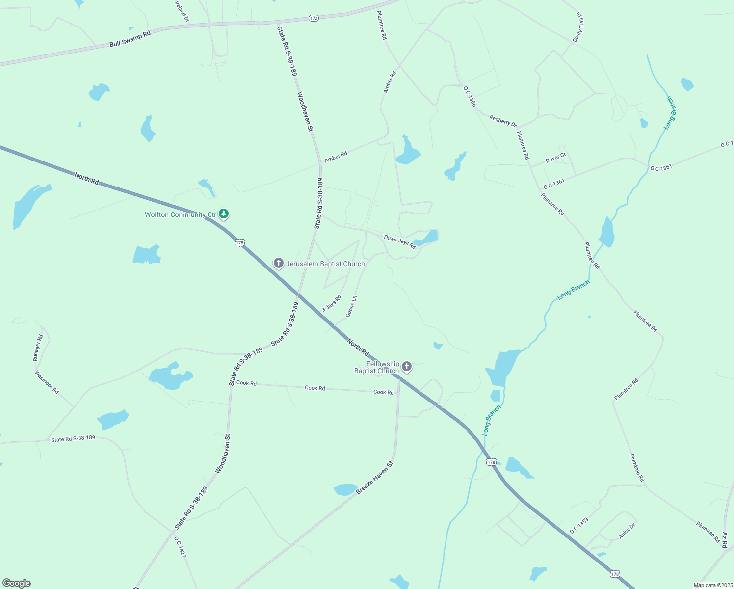 map of restaurants, bars, coffee shops, grocery stores, and more near 124 Goose Lane in North