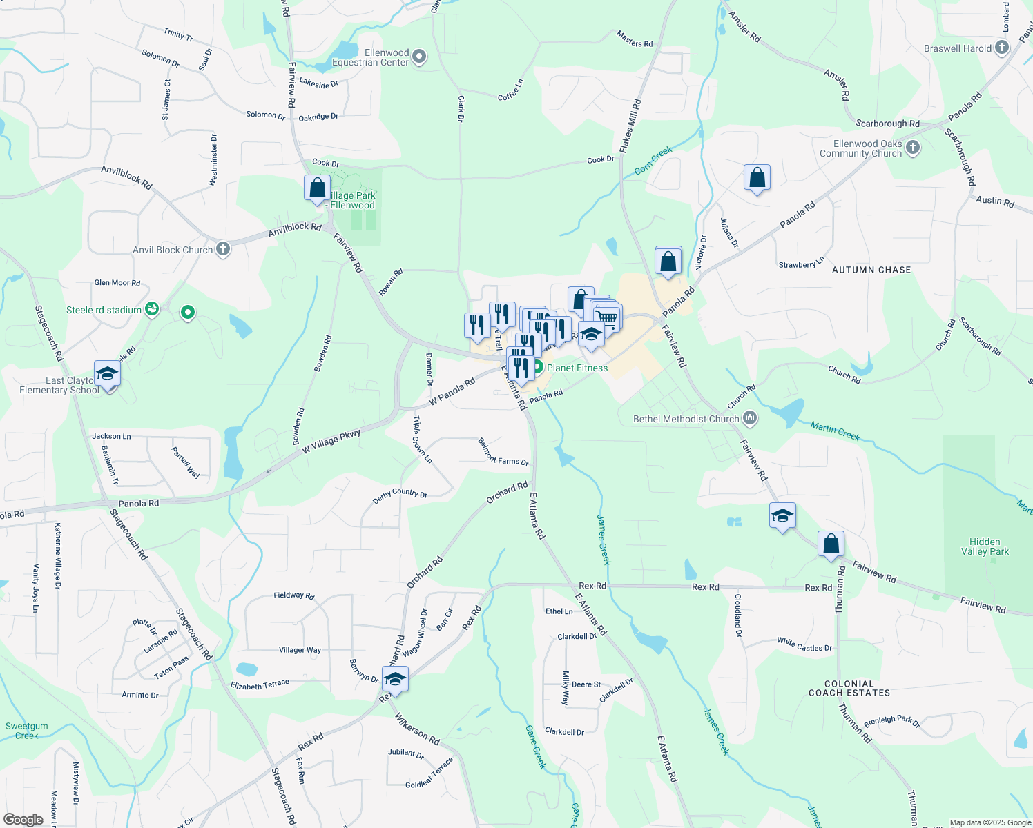 100 Leyland Cypress Way, Ellenwood GA Walk Score