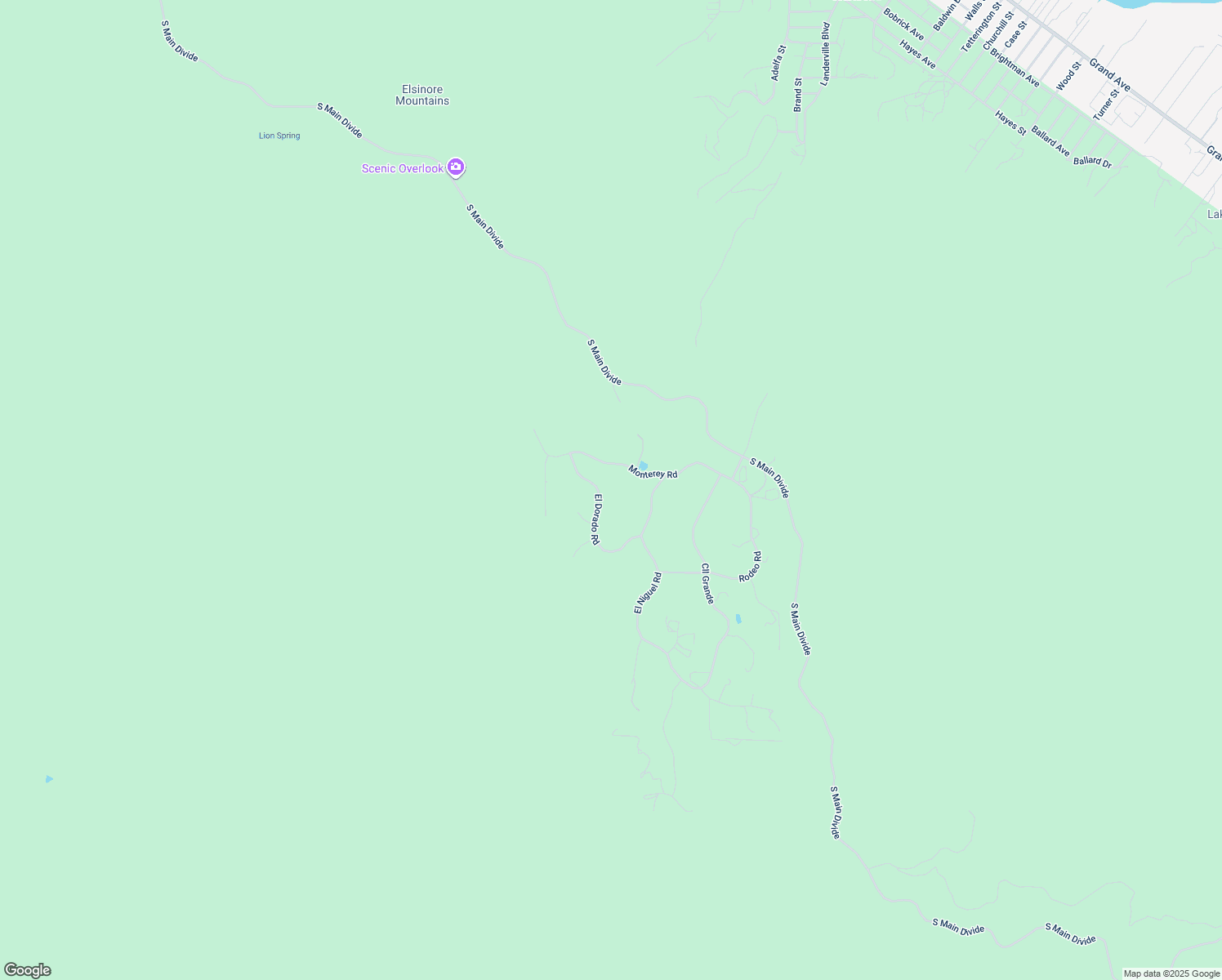 map of restaurants, bars, coffee shops, grocery stores, and more near 34782 El Dorado Road in Lake Elsinore