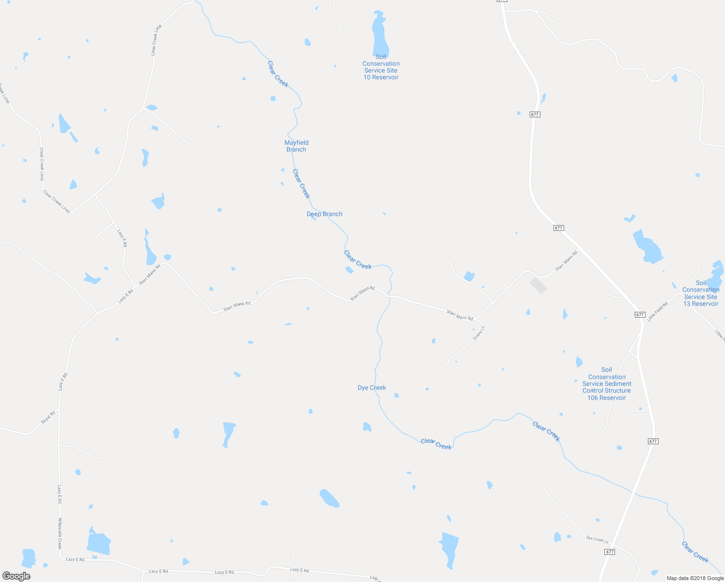 map of restaurants, bars, coffee shops, grocery stores, and more near Starr Mann Road in Saint Jo