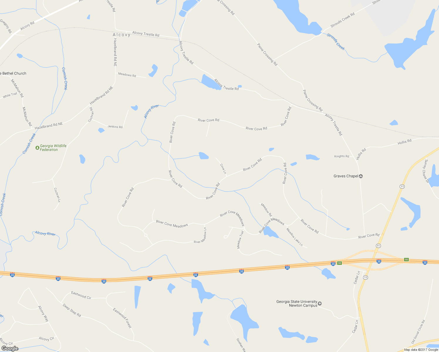 map of restaurants, bars, coffee shops, grocery stores, and more near 600 River Cove Road in Social Circle