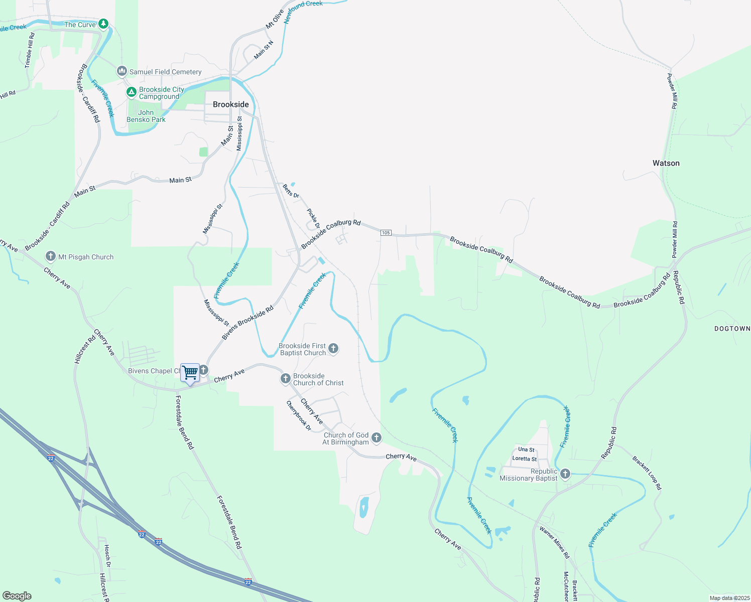 map of restaurants, bars, coffee shops, grocery stores, and more near 701 Circle Heights Drive in Birmingham