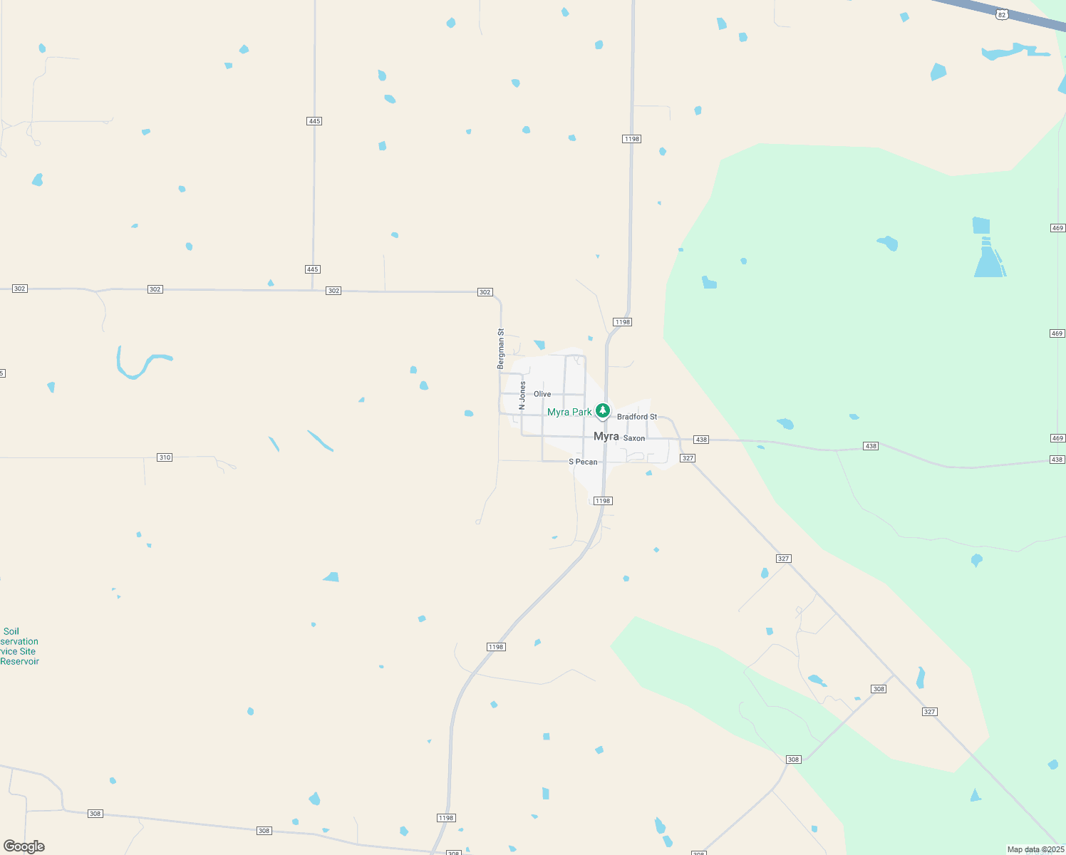 map of restaurants, bars, coffee shops, grocery stores, and more near 715 Saxon in Myra