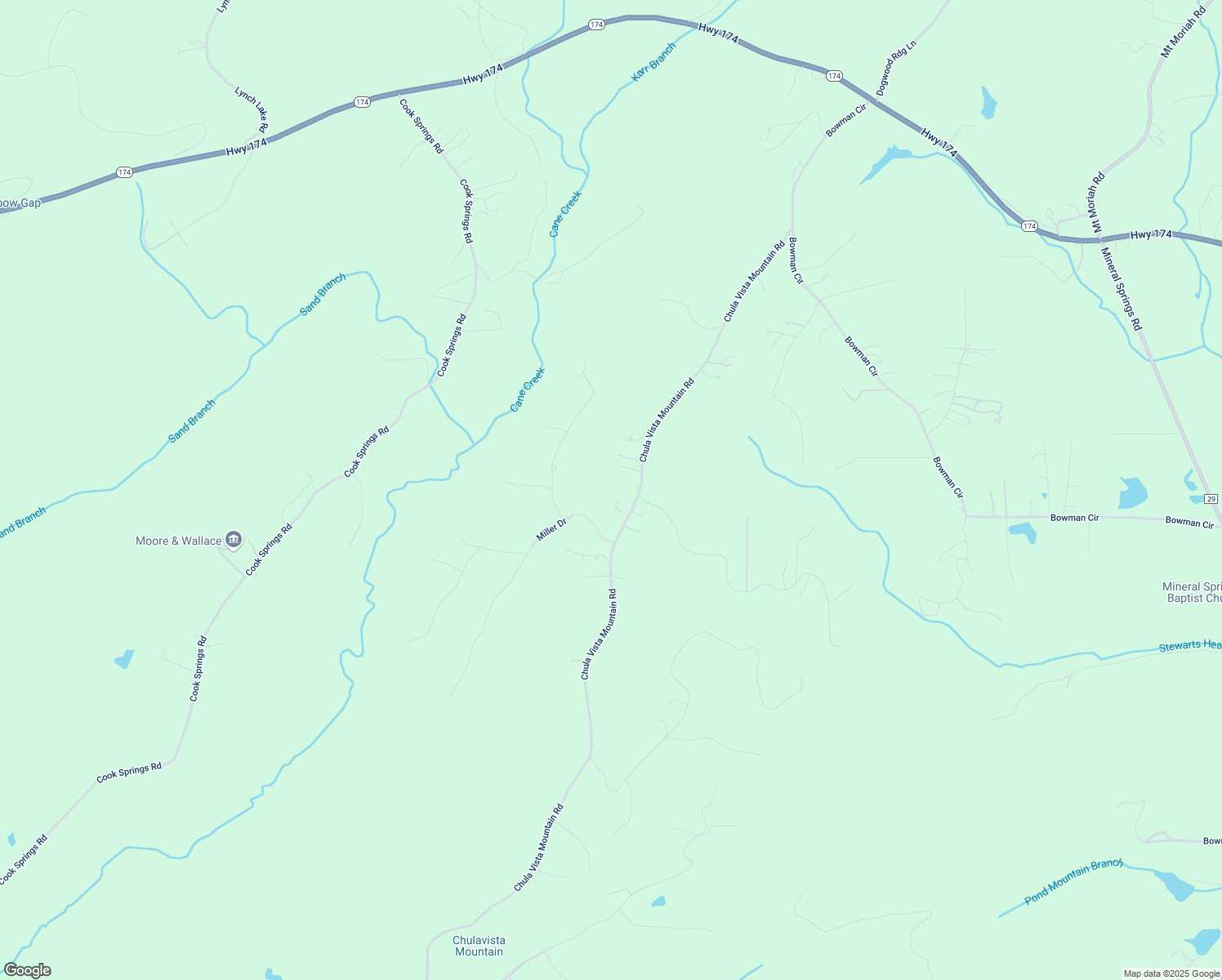 map of restaurants, bars, coffee shops, grocery stores, and more near 1909 Chula Vista Mountain Road in Pell City