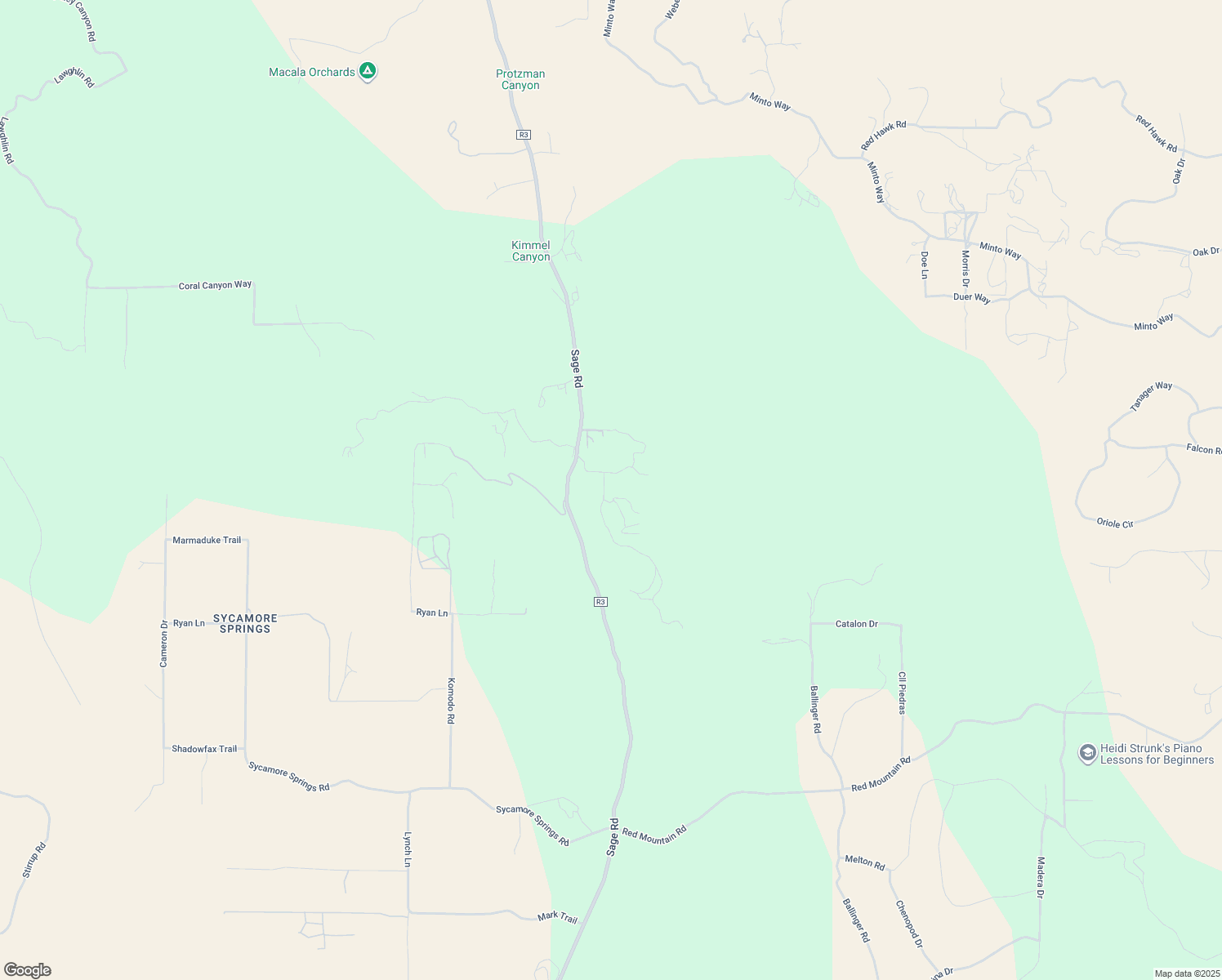 map of restaurants, bars, coffee shops, grocery stores, and more near 34150 Sage Road in Hemet
