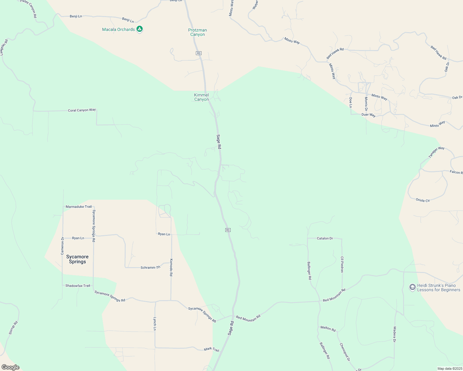 map of restaurants, bars, coffee shops, grocery stores, and more near 34150 Sage Road in Hemet