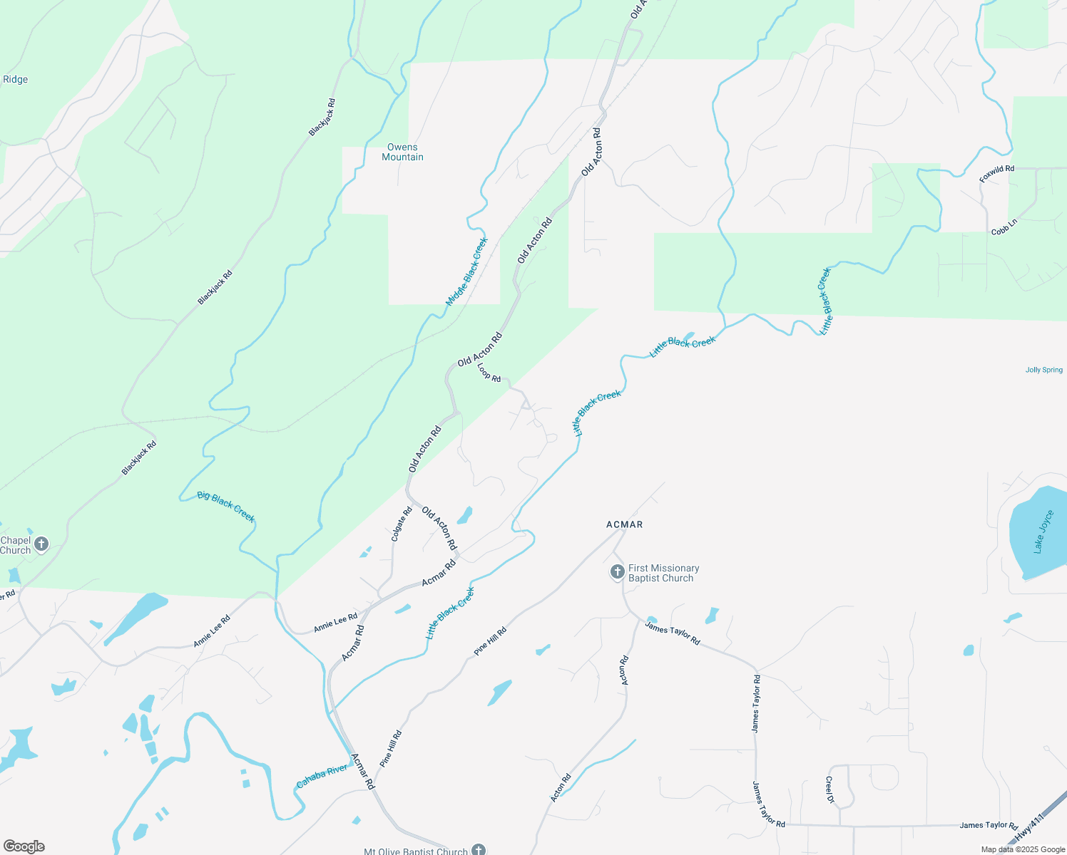 map of restaurants, bars, coffee shops, grocery stores, and more near 1839 Loop Road in Moody
