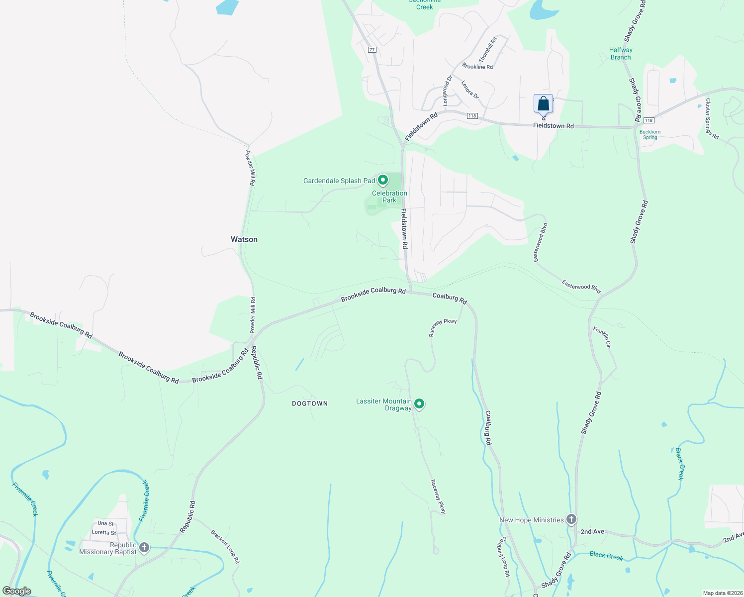 map of restaurants, bars, coffee shops, grocery stores, and more near 1135 Brookside Coalburg Road in Mount Olive