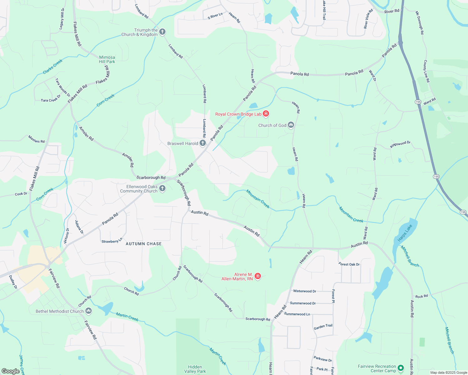 map of restaurants, bars, coffee shops, grocery stores, and more near 333 Darlington Drive in Ellenwood