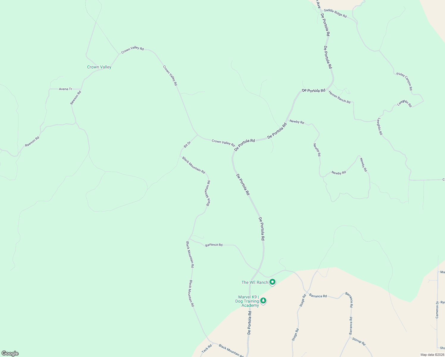 map of restaurants, bars, coffee shops, grocery stores, and more near 46520 De Portola Road in Temecula